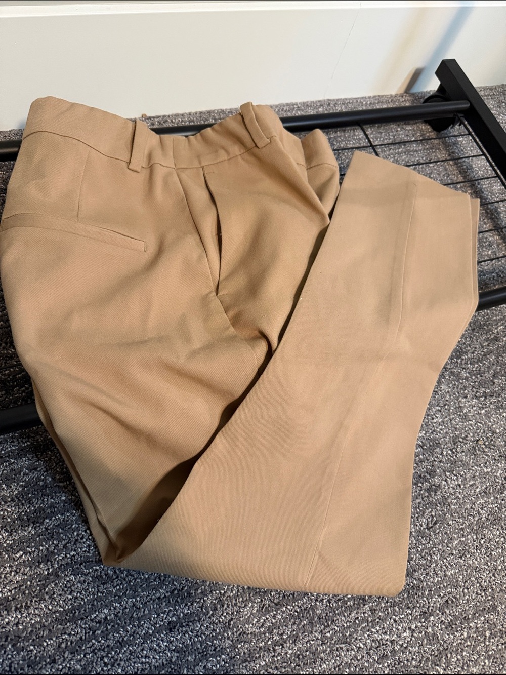 H&M Women’s Tan Pleated Business Pants
